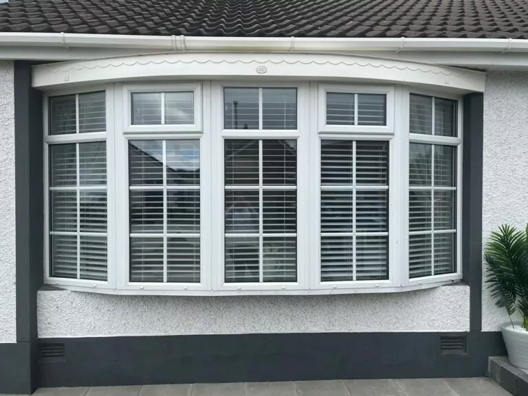 Curved Bay Window Blinds Larne Exterior View
