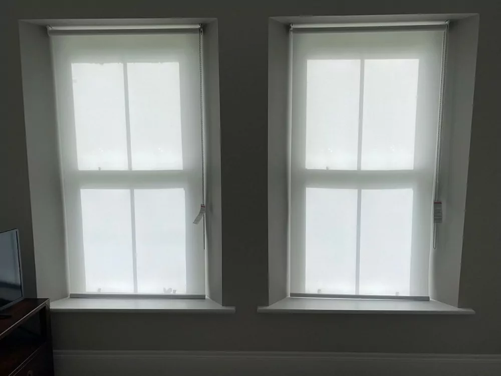 Sash Window Blinds Closed