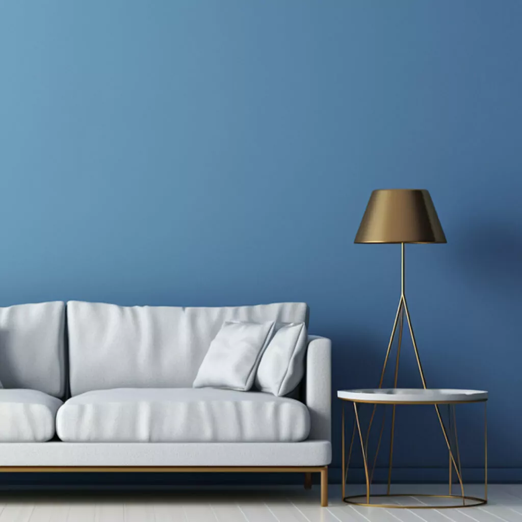 2024 New Year Home Refresh new paint blue white sofa modern Northern Ireland