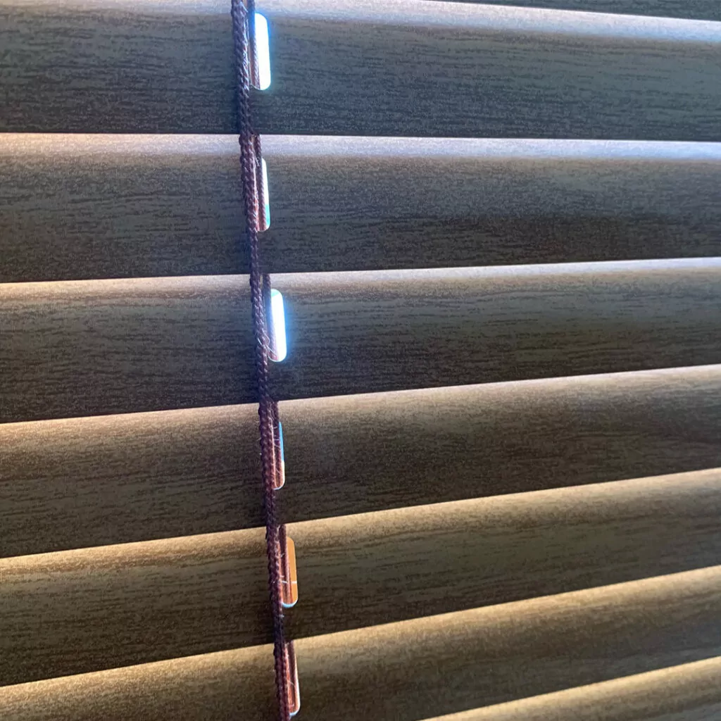 downard closed wooden blind in Northern Ireland
