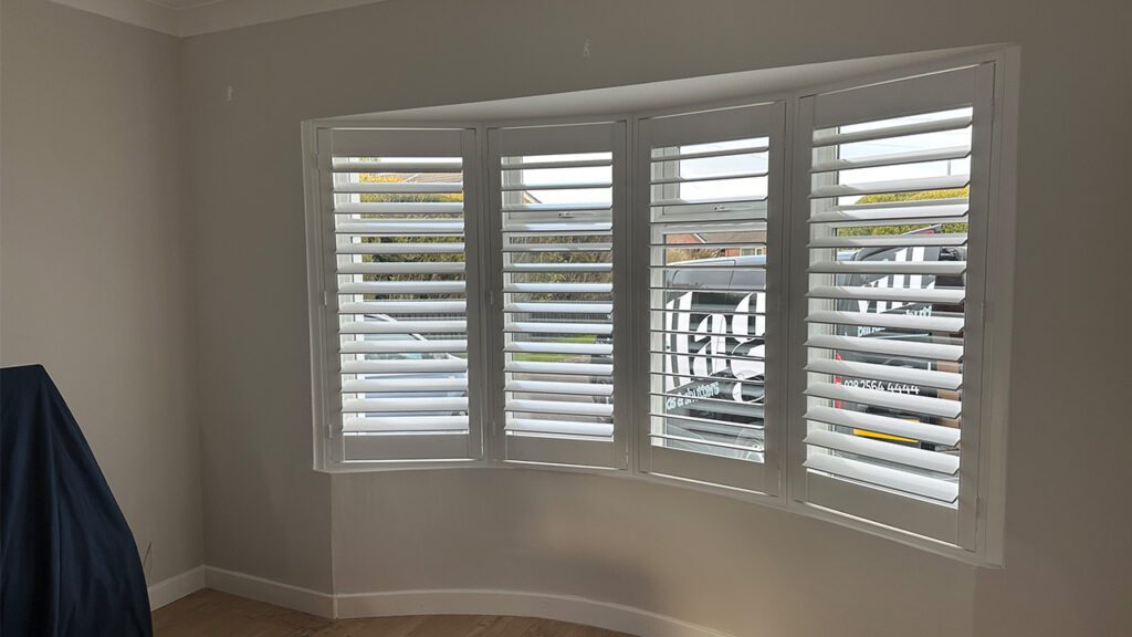 should all windows have shutters example modern minimalist window bay with white plantation shutters